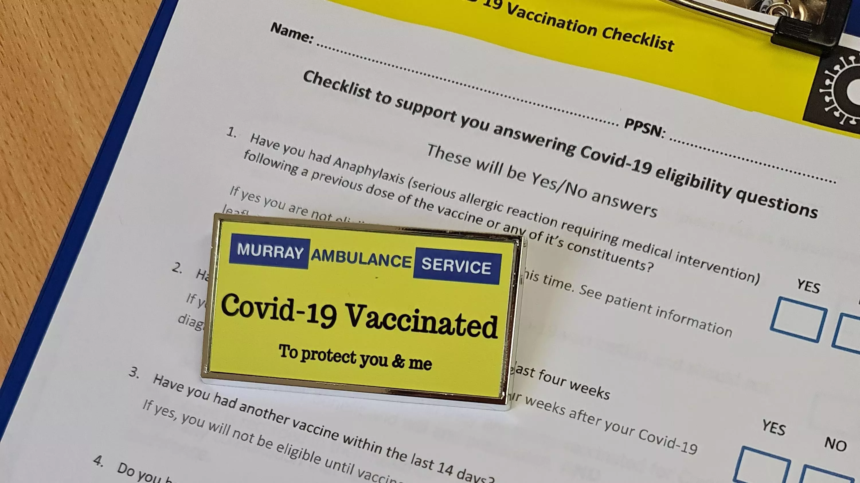Covid-19 Vaccination Checklist